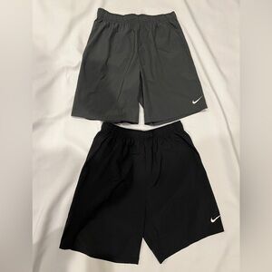 Nike Dri-FIT Black and Gray Shorts Lot of 2 Lightweight
